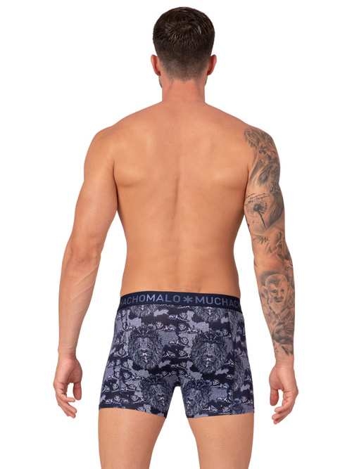 Muchachomalo Lion blue/print boxer short Muchachomalo Lion blue/print boxer short