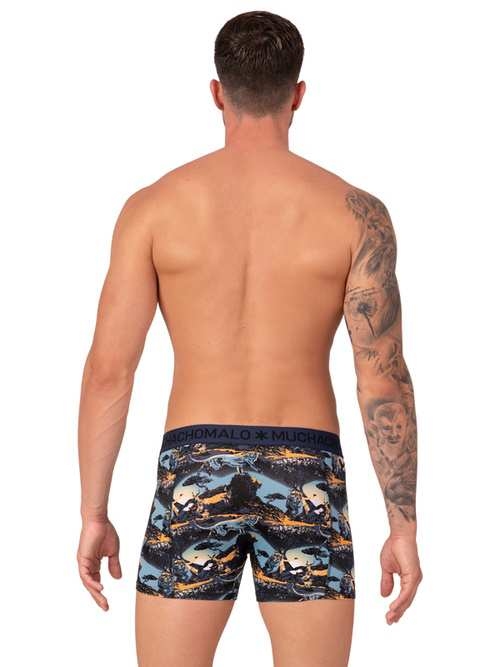 Muchachomalo Lion blue/print boxer short Muchachomalo Lion blue/print boxer short