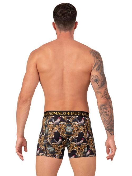 Muchachomalo Rooster black/print boxer short Muchachomalo Rooster black/print boxer short