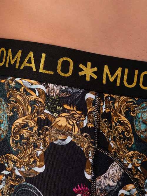 Muchachomalo Rooster black/print boxer short Muchachomalo Rooster black/print boxer short