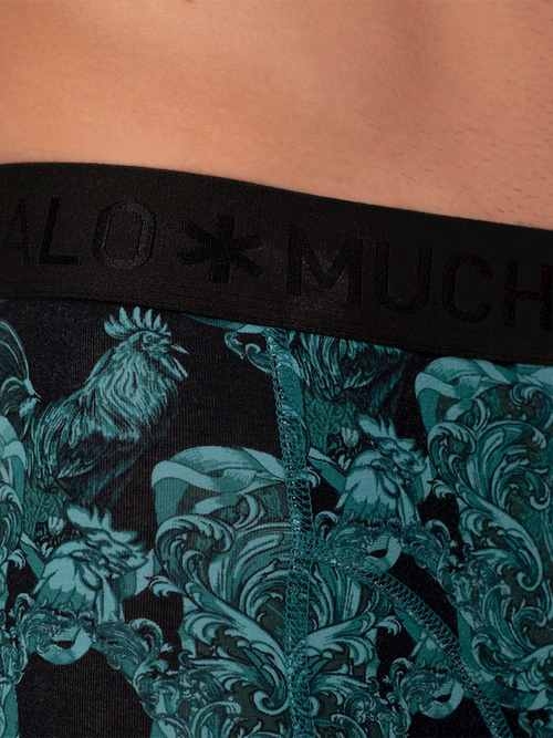 Muchachomalo Rooster green/print boxer short Muchachomalo Rooster green/print boxer short