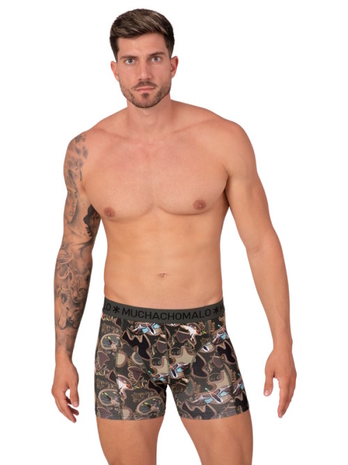 Muchachomalo Duck black/khaki boxer short Muchachomalo Duck black/khaki boxer short