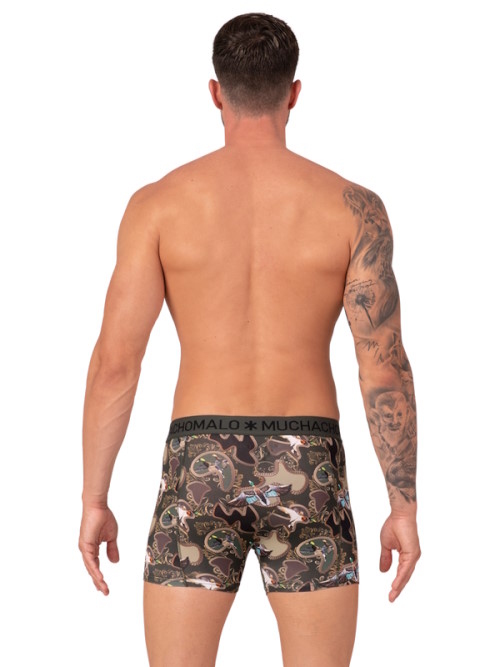 Muchachomalo Duck black/khaki boxer short Muchachomalo Duck black/khaki boxer short