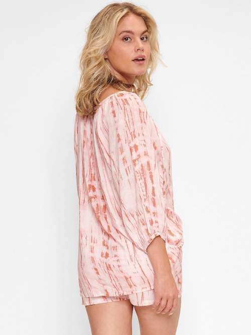 LingaDore Night Tie-Dye Hippie orange/print sleep shirt LingaDore Night Tie-Dye Hippie orange/print sleep shirt