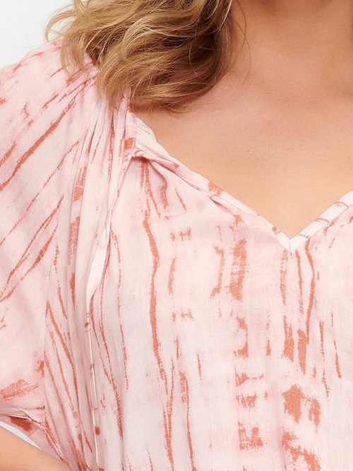 LingaDore Night Tie-Dye Hippie orange/print sleep shirt LingaDore Night Tie-Dye Hippie orange/print sleep shirt