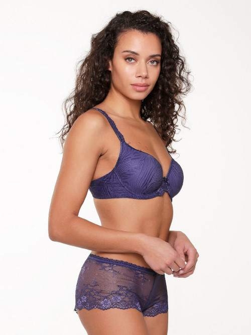 LingaDore Daily Basic blue/print short LingaDore Daily Basic blue/print short