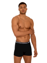Muchachomalo Light Cotton Solid black/white boxershort