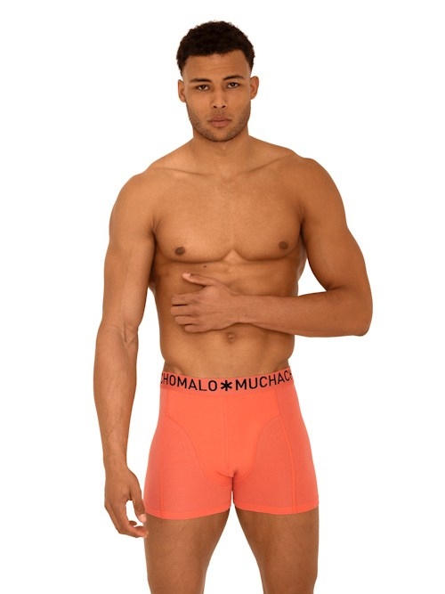 Muchachomalo Light Cotton Solid orange boxer short Muchachomalo Light Cotton Solid orange boxer short