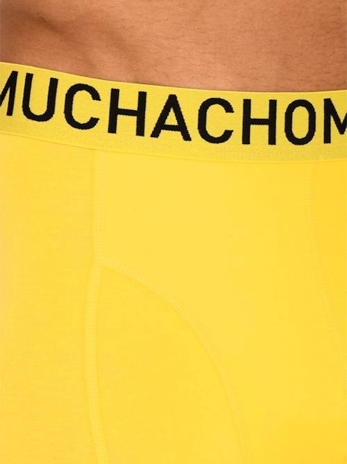 Muchachomalo Light Cotton Solid yellow boxer short Muchachomalo Light Cotton Solid yellow boxer short