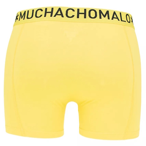 Muchachomalo Light Cotton Solid yellow boxer short Muchachomalo Light Cotton Solid yellow boxer short