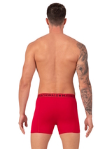 Muchachomalo Light Cotton Solid red boxershort