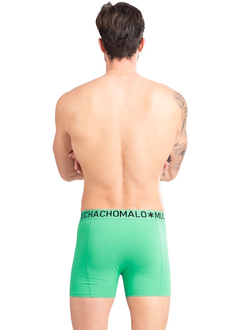 Muchachomalo Light Cotton Solid green boxer short Muchachomalo Light Cotton Solid green boxer short