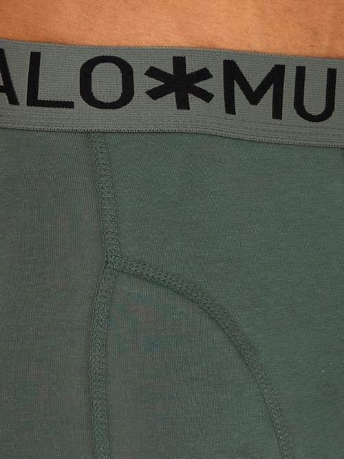 Muchachomalo Light Cotton Solid khaki boxer short Muchachomalo Light Cotton Solid khaki boxer short