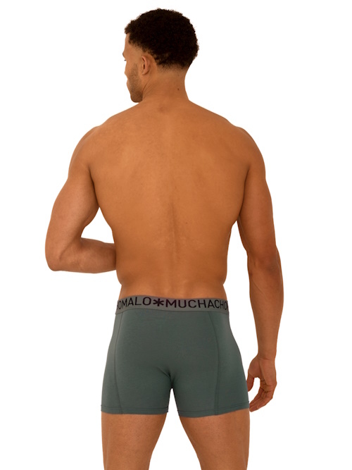 Muchachomalo Light Cotton Solid khaki boxer short Muchachomalo Light Cotton Solid khaki boxer short
