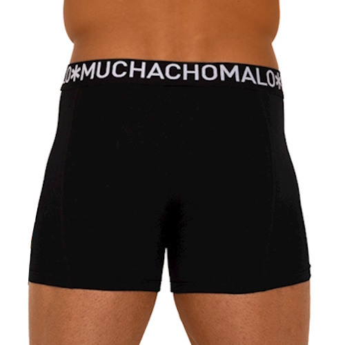 Muchachomalo Light Cotton Solid black boxer short Muchachomalo Light Cotton Solid black boxer short