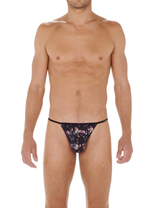 HOM Sebastian black/print men thong HOM Sebastian black/print men thong