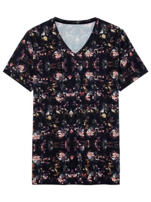 HOM Sebastian black/print shirt HOM Sebastian black/print shirt