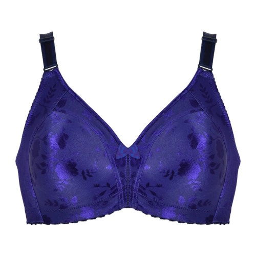 Naturana Minimizer purple/print wireless bra Naturana Minimizer purple/print wireless bra
