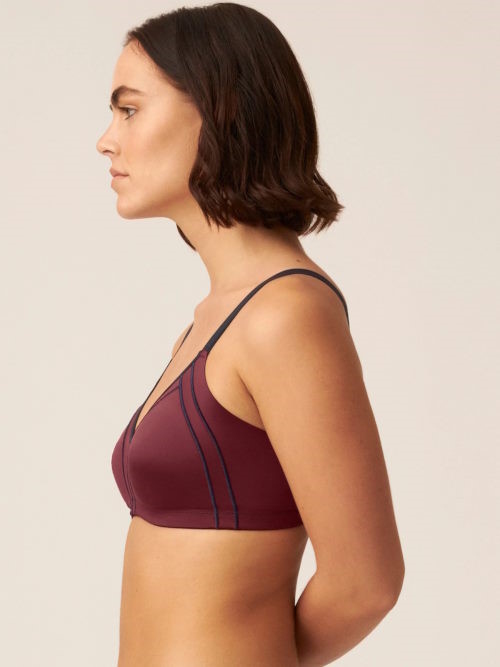 Naturana Minimizer bordeaux wireless bra Naturana Minimizer bordeaux wireless bra