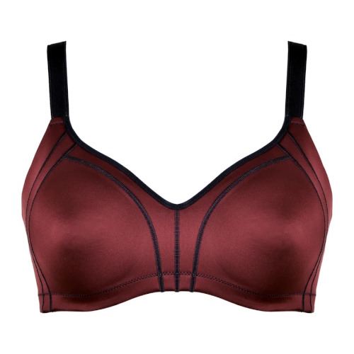 Naturana Minimizer bordeaux wireless bra Naturana Minimizer bordeaux wireless bra