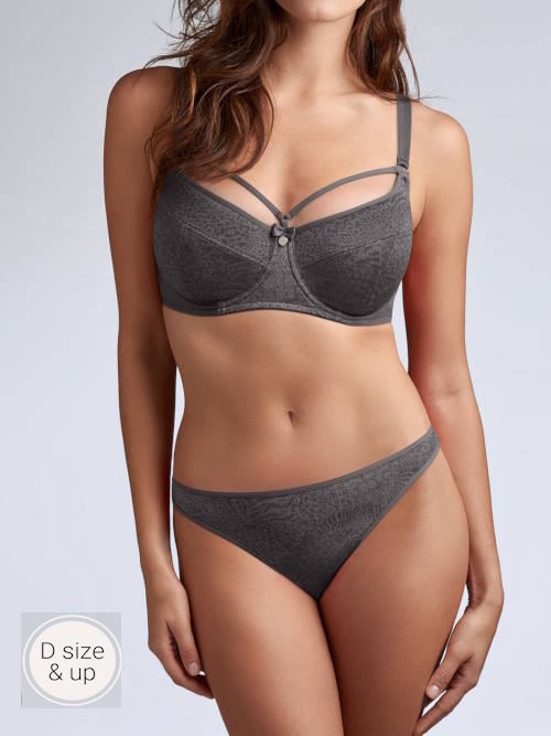 Marlies Dekkers Space Odyssey grey non-padded bra Marlies Dekkers Space Odyssey grey non-padded bra