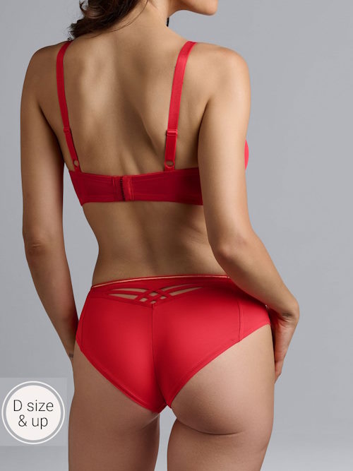 Marlies Dekkers Dame de Paris poppy red padded bra Marlies Dekkers Dame de Paris poppy red padded bra