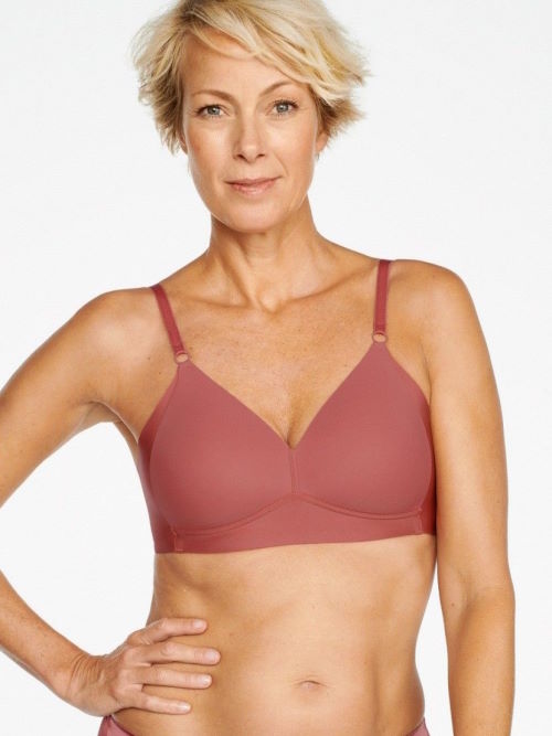 Naturana Side smoother antique rose wireless bra Naturana Side smoother antique rose wireless bra