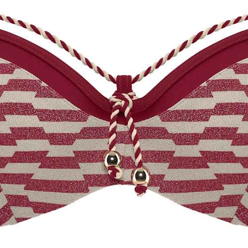 Marlies Dekkers Swimwear Neptuna red/print padded bikini bra Marlies Dekkers Swimwear Neptuna red/print padded bikini bra