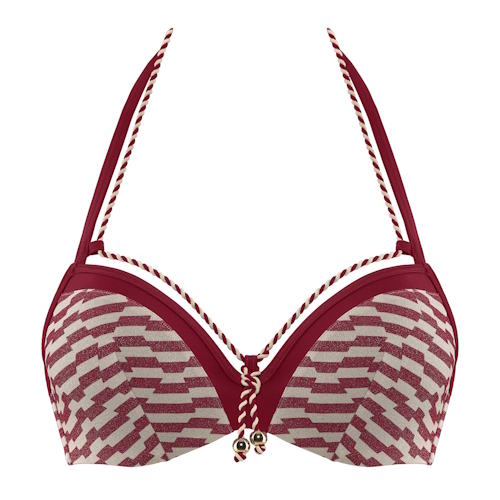 Marlies Dekkers Swimwear Neptuna red/print push up bikini bra Marlies Dekkers Swimwear Neptuna red/print push up bikini bra