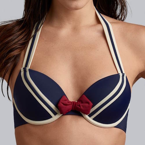 Marlies Dekkers Swimwear Sailor Mary navy blue/ivory push up bikini bra Marlies Dekkers Swimwear Sailor Mary navy blue/ivory push up bikini bra