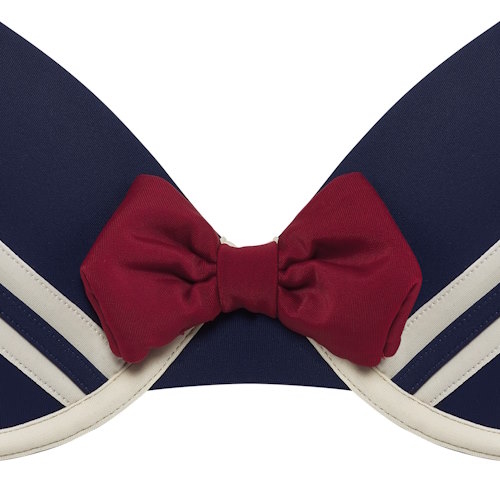 Marlies Dekkers Swimwear Sailor Mary navy blue/ivory push up bikini bra Marlies Dekkers Swimwear Sailor Mary navy blue/ivory push up bikini bra