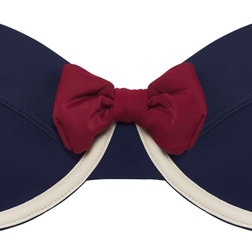 Marlies Dekkers Swimwear Sailor Mary navy blue/ivory padded bikini bra Marlies Dekkers Swimwear Sailor Mary navy blue/ivory padded bikini bra