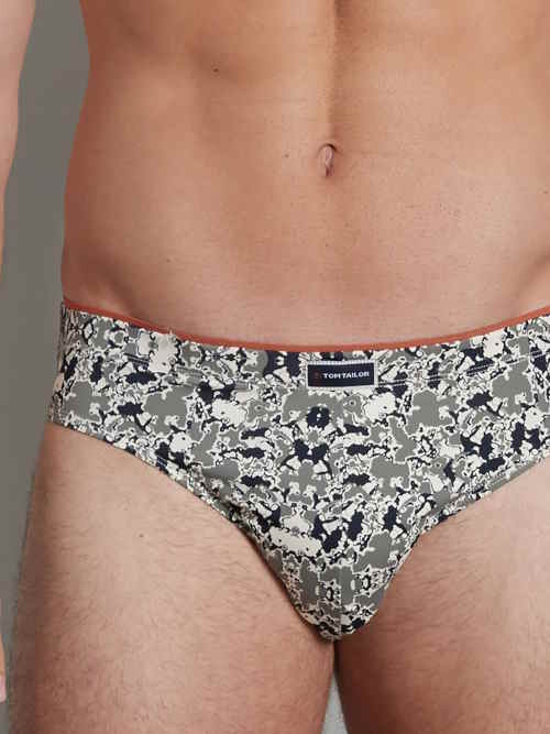 Tom Tailor Camo black/khaki men brief Tom Tailor Camo black/khaki men brief