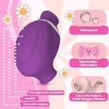PureVibe Oral Air-Pulse Lover purple clitoris vibrator