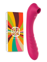 PureVibe Vibrating Air-Pulse Massager pink clitoris vibrator
