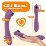 PureVibe Vibrating Air-Pulse Massager purple clitoris vibrator