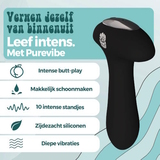 PureVibe Yippie Plug black anal toy