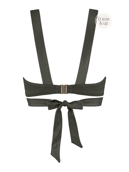 Marlies Dekkers Swimwear Cache Coeur green padded bikini bra Marlies Dekkers Swimwear Cache Coeur green padded bikini bra