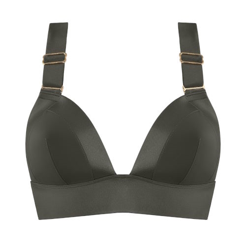 Marlies Dekkers Swimwear Cache Coeur green padded bikini bra Marlies Dekkers Swimwear Cache Coeur green padded bikini bra