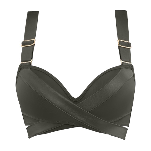 Marlies Dekkers Swimwear Cache Coeur green push up bikini bra Marlies Dekkers Swimwear Cache Coeur green push up bikini bra