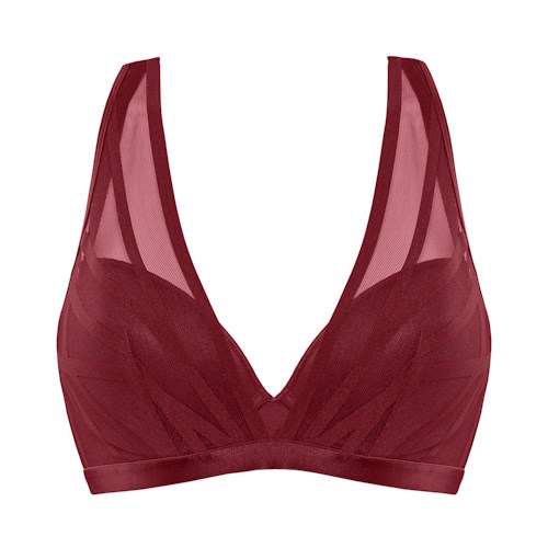 Marlies Dekkers Illusionist dark red padded bra Marlies Dekkers Illusionist dark red padded bra