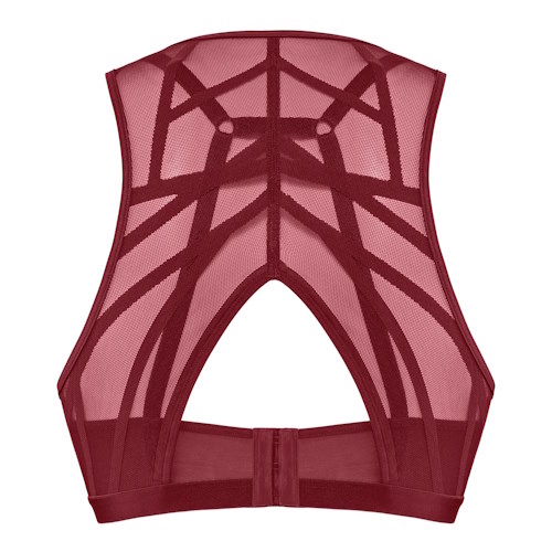 Marlies Dekkers Illusionist dark red padded bra Marlies Dekkers Illusionist dark red padded bra