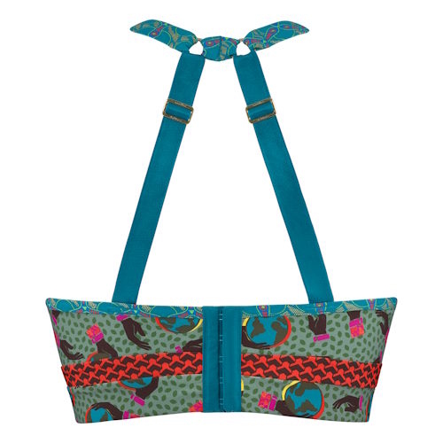 Marlies Dekkers Gaia blue/print padded bra Marlies Dekkers Gaia blue/print padded bra