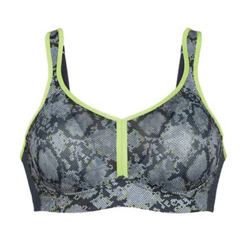 Anita Active Air Control Delta Trail grey/print sport bra Anita Active Air Control Delta Trail grey/print sport bra