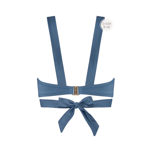 Marlies Dekkers Swimwear Cache Coeur jeans blue padded bikini bra Marlies Dekkers Swimwear Cache Coeur jeans blue padded bikini bra