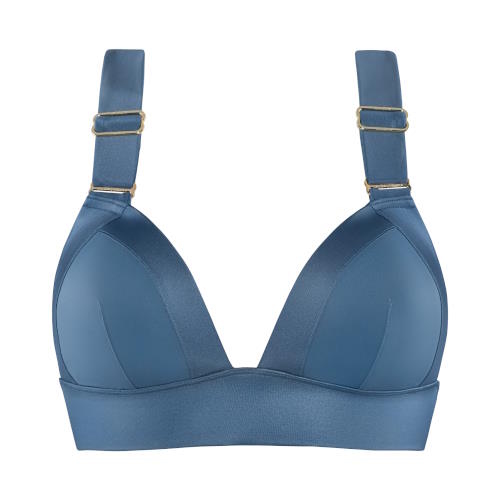 Marlies Dekkers Swimwear Cache Coeur jeans blue padded bikini bra Marlies Dekkers Swimwear Cache Coeur jeans blue padded bikini bra