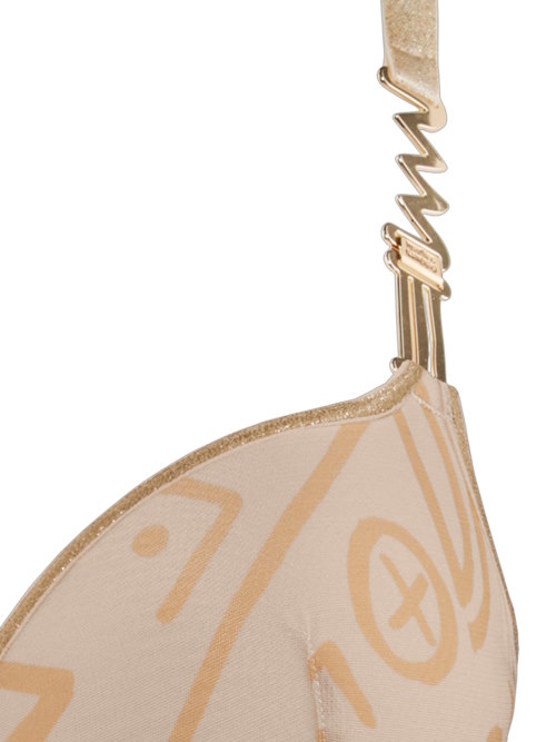 Marlies Dekkers Golden Caro ivory/print push up bra Marlies Dekkers Golden Caro ivory/print push up bra