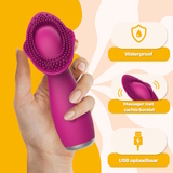 PureVibe SoftSwirl pink wand vibrator
