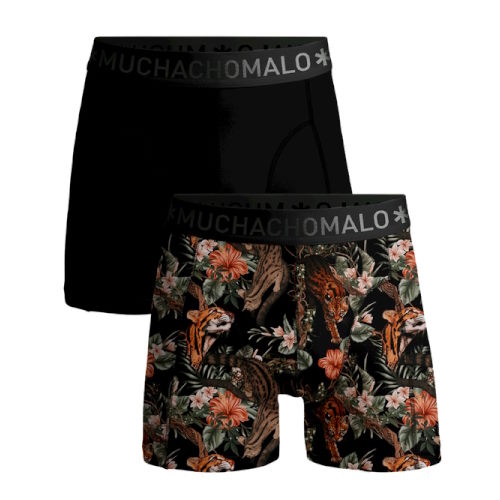 Muchachomalo Tiger black/print modal boxershort