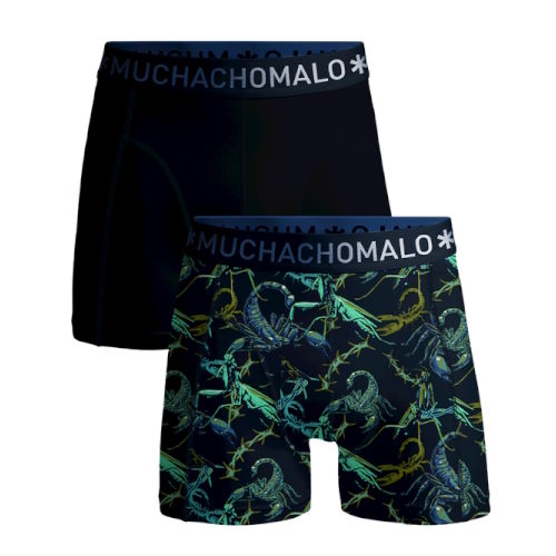 Muchachomalo Scorpion black/print modal boxershort
